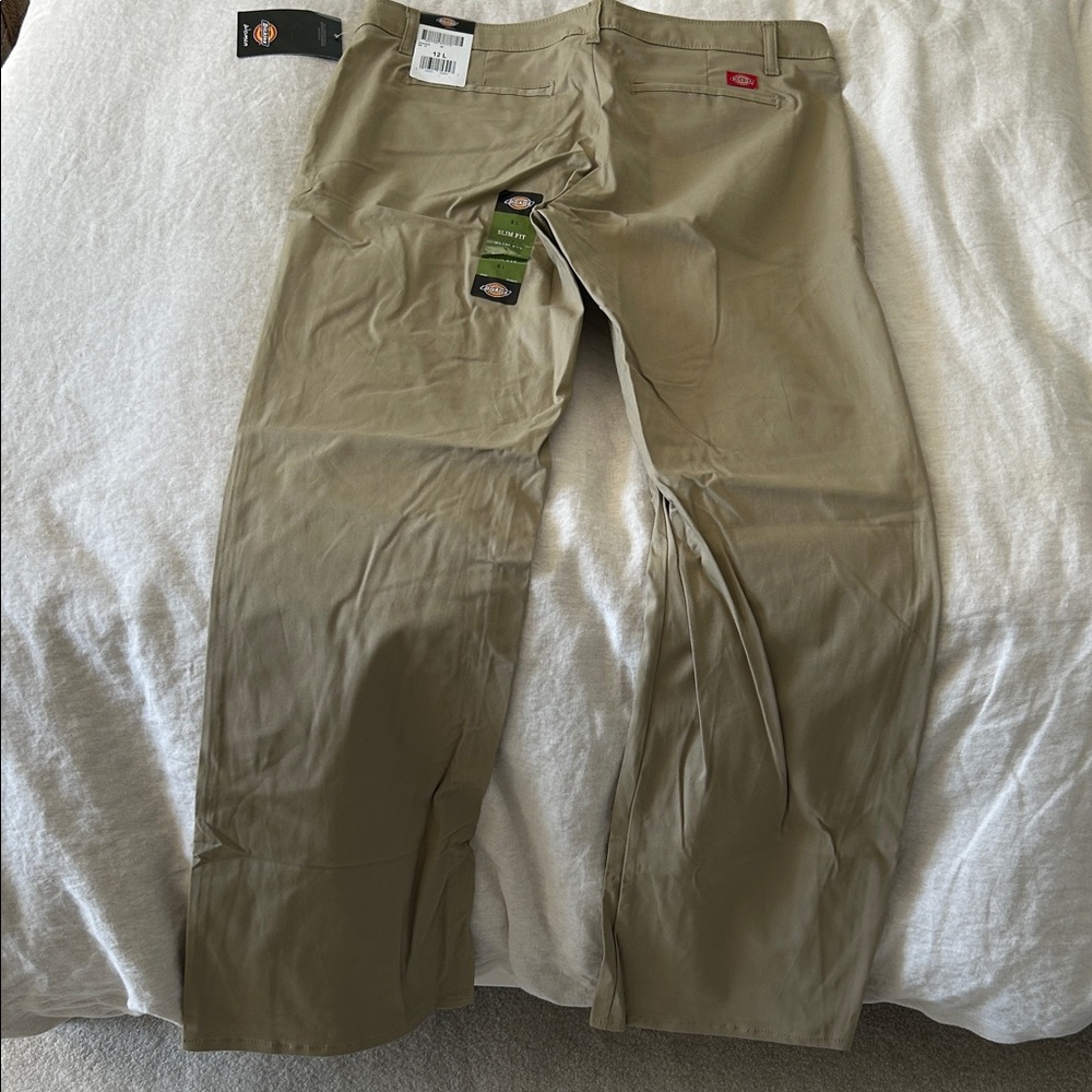 Dickies Women’s Khaki Chinos Slim Fit 12L - Picture 6 of 8